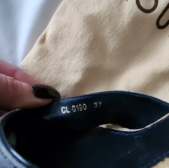 Authentic LOUIS VUITTON denim espadrilles sandals size 37 (6.5US) - Picture 7 of 11